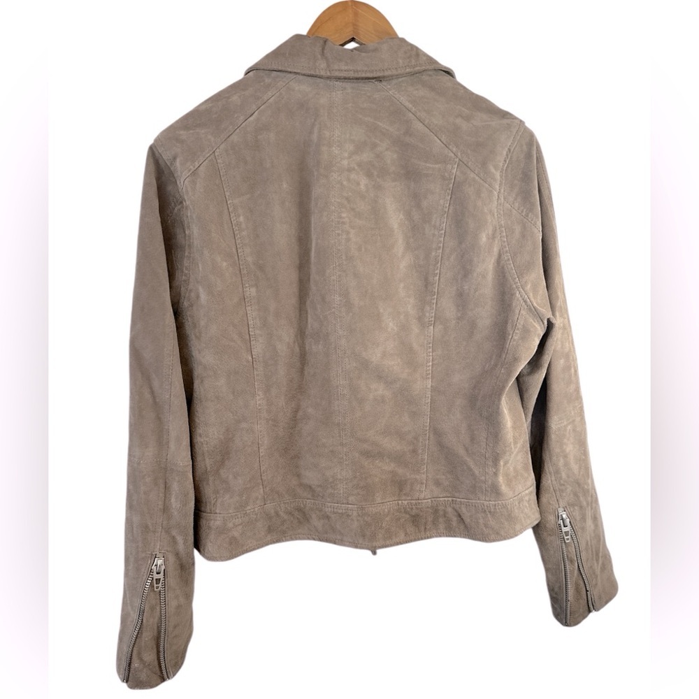 Blank NYC Brown Suede Moto Jacket - Picture 11 of 15